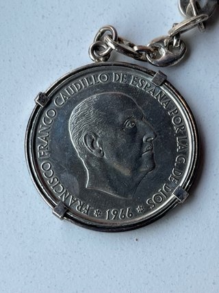 Llavero Moneda 100 Pesetas