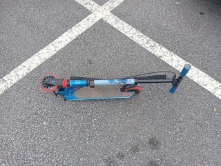 Patinete plegable Oxelo azul