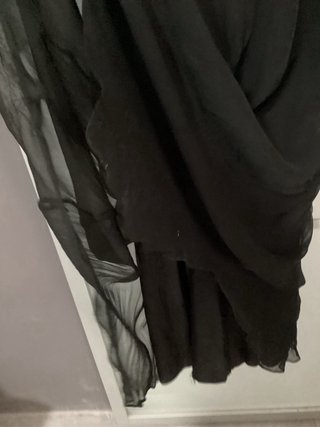 Vestido de fiesta negro largo