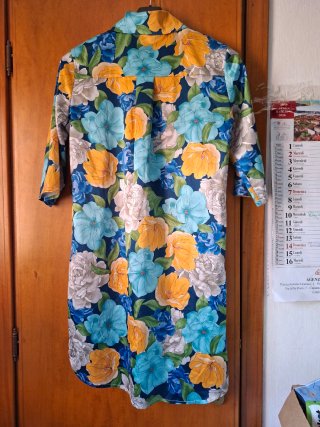 Vestito donna floreale maniche 3/4