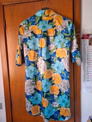 Vestito donna floreale maniche 3/4