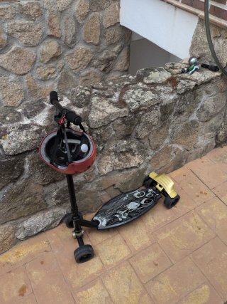 Patinete y Casco Oxelo
