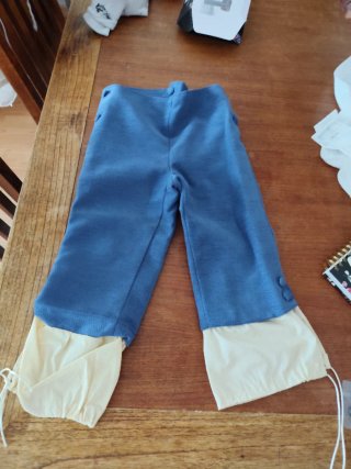 Pantalones indumentaria alicantina azul talla 10