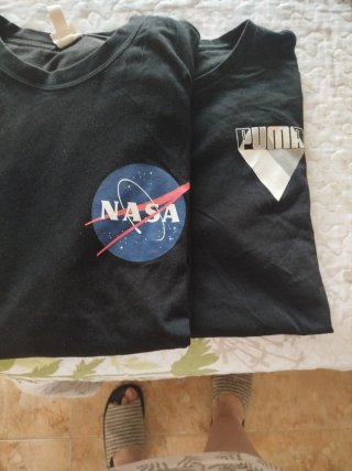 Lote 2 Camisetas NASA y Puma TallaM