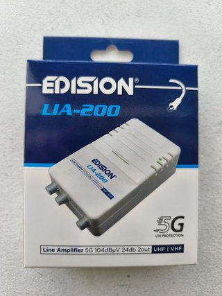 Amplificador Interior EDISION LIA-200 5G UHF/VHF