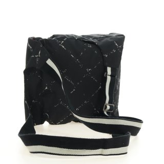 CHANEL New Travel line Backpack Nylon Black CC