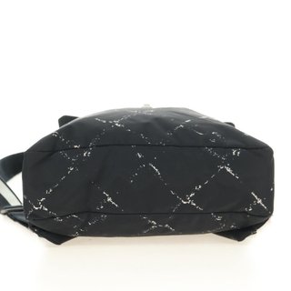 CHANEL New Travel line Backpack Nylon Black CC