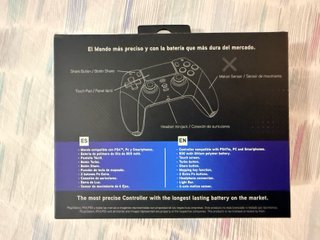 Mando PS4/PC Spectrum Negro Bluetooth Nuevo