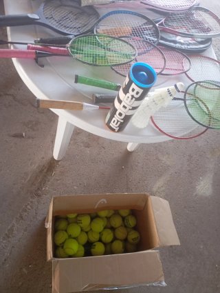 Lote Raquetas Pádel y Bádminton