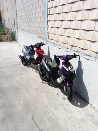 Yamaha Jog RR Morado/Amarillo