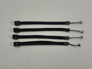 4 Correas Wii Nintendo Negras