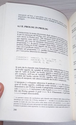PROLOG E ANALISI DEL LINGUAGGIO NATURALE