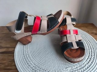 Sandalias Temu Talla 39 Multicolor Ligeras
