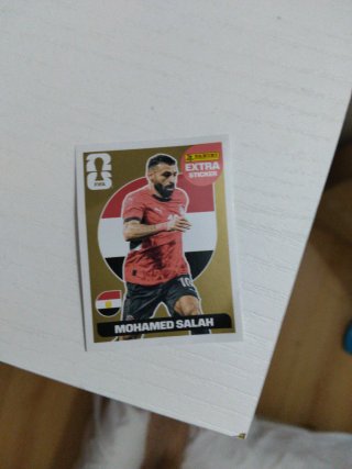 Mohamed Salah Extras Sticker Dorado Original