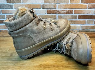 Bota con pelo - Color Taupe - T39 - A ESTRENAR