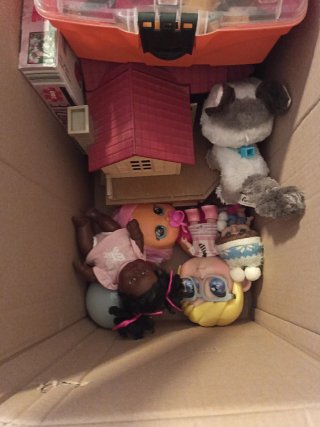 Lote de 3 cajas de juguetes