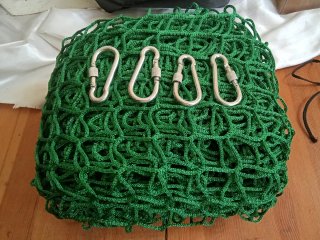 Rete blocca carico 3x2m per rimorchio