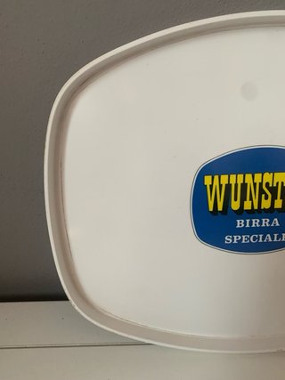 Vassoio Pubblicitario Birra Wunster Vintage