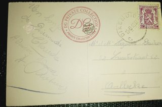 Postal antigua WWI Dixmude  Reducto Alemán 1919