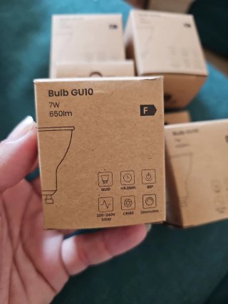 4 Focos LED GU10 7W 650lm
