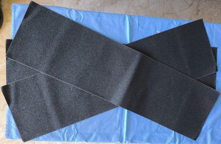 Lija Grip Tape negro Skate – Tamaño 84 × 23 cm