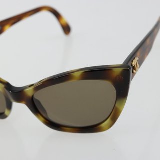 CHANEL Sunglasses plastic Brown CC Auth 181241 -
