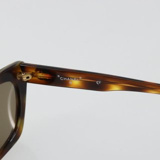 CHANEL Sunglasses plastic Brown CC Auth 181241 -