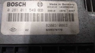 CENTRALITA MOTOR UCE RENAULT MEGANE II CLASSIC BERLINA 0281011549 358356