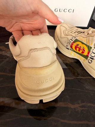 Zapatillas Gucci Talla 43 Beige Multicolor