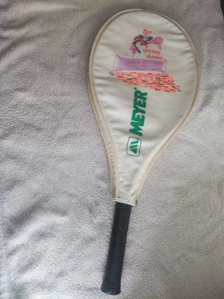 Raqueta de tenis Meyer con funda