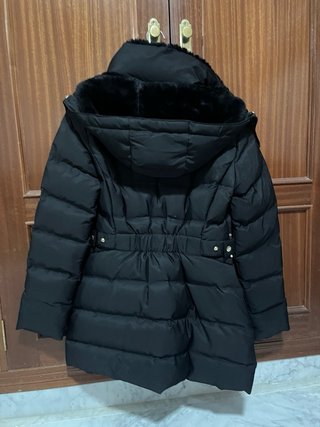 Abrigo Zara Negro Repelente al Agua