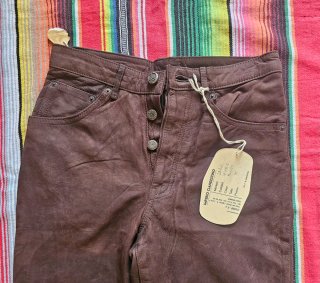 Pantalones de Piel Imperio Clandestino Marrón