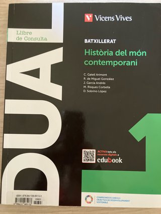 Dual 1. Història del món contemporani. Llibre c...