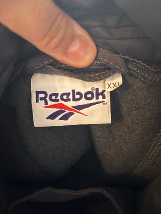Forro polar Reebok verde y negro