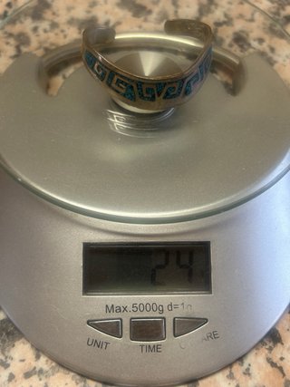 Brazalete Taxco México 925 Plata Turquesa.