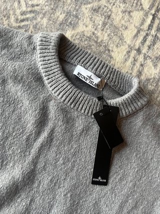 Jersey Stone Island Lana Gris Talla M