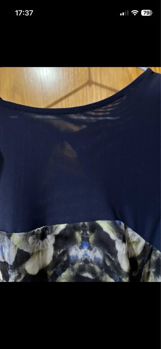 Vestido Guess Azul y Blanco Talla M