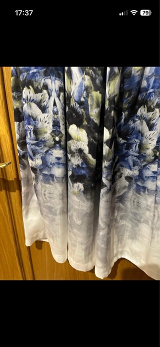 Vestido Guess Azul y Blanco Talla M