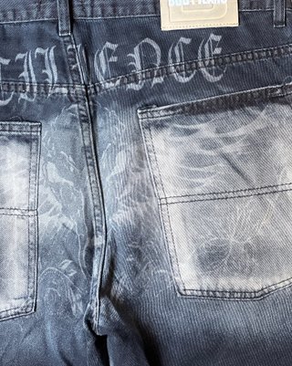 Jeans Ultra Baggy Y2k Blue - Size 40