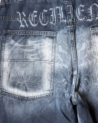 Jeans Ultra Baggy Y2k Blue - Size 40