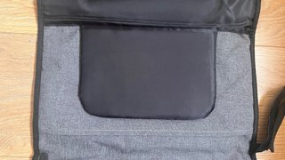 Cambiador portátil bebé gris