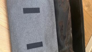 Cambiador portátil bebé gris