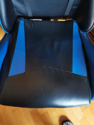 Silla Gaming Negra y Azul