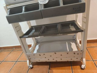 Bañera y cambiador para bebé