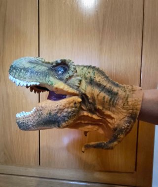 Marionetas de dinosaurio (3 unidades)