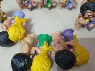 10 figuras goma pvc comic spain años 80 Love it
