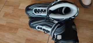 Patines en línea negros y grises boomerang talla44