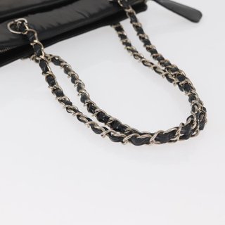 CHANEL Matelasse Chain Hand Bag Patent leather