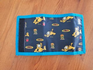 Portafoglio vintage Garfield con cibo