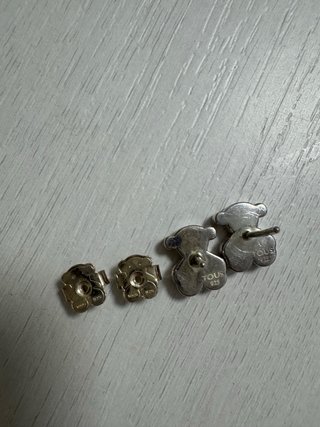 Pendientes Oso Tous Plata
